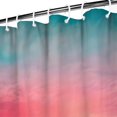 thumbnail image 4 of Surface de Plage Scène de Ciel Colorée (1) Rideaux de Douche Imperméables, Doublure de Douche Décorative en Polyester, Doublures de Rideau avec Crochets en Plastique 72x72 Pouces, 4 of 4