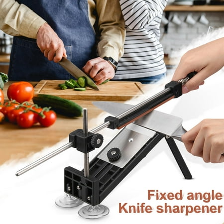 

Rong Yun Professional- Knife- Sharpener Fixed-Angle Stainless Steel Kitchen Chef Knife- Sharpening Kit With Whetstones