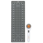 Fiskars 2 Piece Fabric Cutting Set (45mm Rotary and 6" x 18" Cutting Mat)