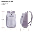 thumbnail image 5 of SwissGear 8171 Laptop Backpack, Lavender/Light Purple, 18.5 Inches, 5 of 5