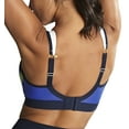thumbnail image 3 of Panache Boundless Racerback Non-Wire Sports Bra (7341B),36HH,Blue, 3 of 7
