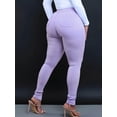 thumbnail image 4 of Womens Classic High Waisted Skinny Stretch Butt Lifting Jeans Slim Fit Denim Pants, 4 of 6