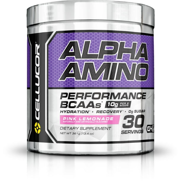Cellucor Alpha Amino, BCAA Powder, Pink Lemonade, 30 Servings Walmart
