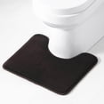 thumbnail image 4 of Billuyoard Alfombrilla antideslizante para suelo de inodoro, 2 piezas, almohadilla absorbente de agua, alfombra para ducha, cubierta de secado Juegos de accesorios de baño Café Billuyoard HA071453-03, 4 of 6
