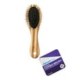 thumbnail image 3 of Vibrant Life Bamboo Pin & Bristle Cat Grooming Combo Brush, 3 of 7