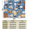 thumbnail image 3 of ORUYROP Dog Blanket | Wool Blanket | Soft, Plush, Warm Leisure Blanket, 3 of 7