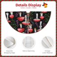 thumbnail image 3 of Defioc Red Mushrooms for Christmas Tree Skirt Snowman Xmas Tree Skirt Farmhouse Christmas Decorations Tree Mat for Holiday Party Decor-36", 3 of 6
