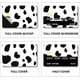 thumbnail image 4 of Pegatinas para tarjetas de crédito, de color blanco y negro, con estampado de vaca, sin burbujas, delgadas, personalizadas, de PVC, impermeables, extraíbles, para tarjetas de transporte, 7,3 x 5,4, 4 of 6