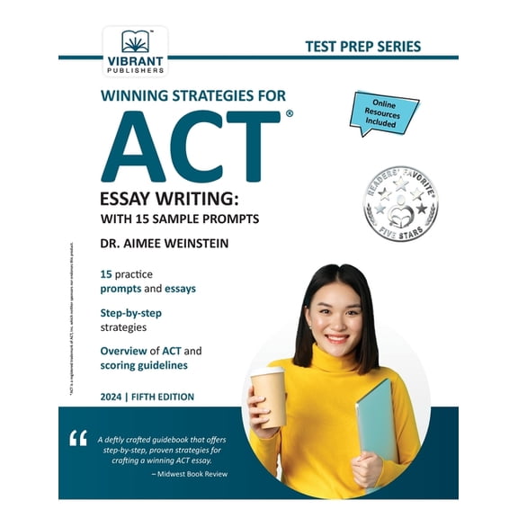 Winning Strategies For ACT Essay Writing: With 15 Sample Prompts (Paperback)