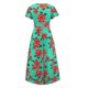 thumbnail image 5 of Vestido largo suelto de verano de manga corta con cuello en V para mujer, 5 of 5