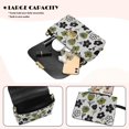thumbnail image 5 of SCRAWLGOD Tulip Flower Print White Crossbody Bags for Women Stylish Small Shoulder Handbags PU Leather Cross Body Purses with Small Shoulder Purses, 5 of 7