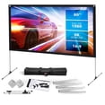 thumbnail image 1 of Pantalla de proyector Pyle HD 4K 16:9 de 80 pulgadas con soporte para el hogar, 1 of 4