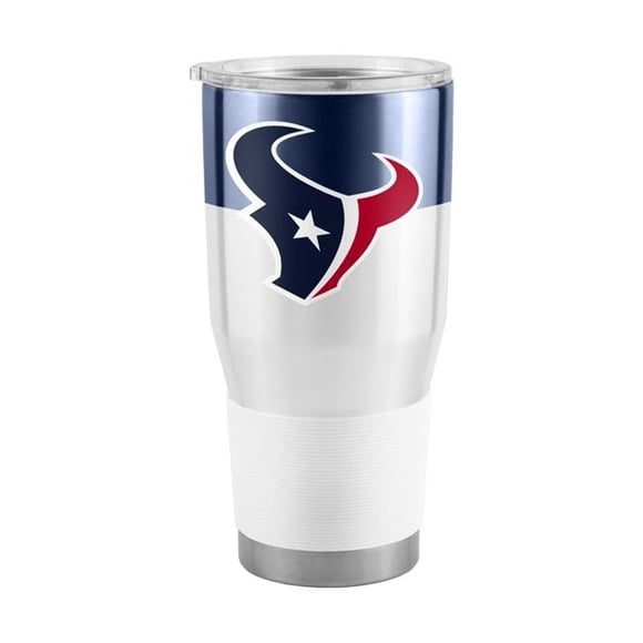Logo Chair 613-S30T-11 30 oz NFL Houston Texans Colorblock Stainless Tumbler