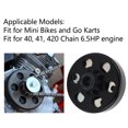 thumbnail image 3 of GO KART ENCORRECTO, Great Torsion Heavy Duty 10t Estable Embrague Centrífugo Para 40 41 420 Cadena 6.5hp Motor, 3 of 7