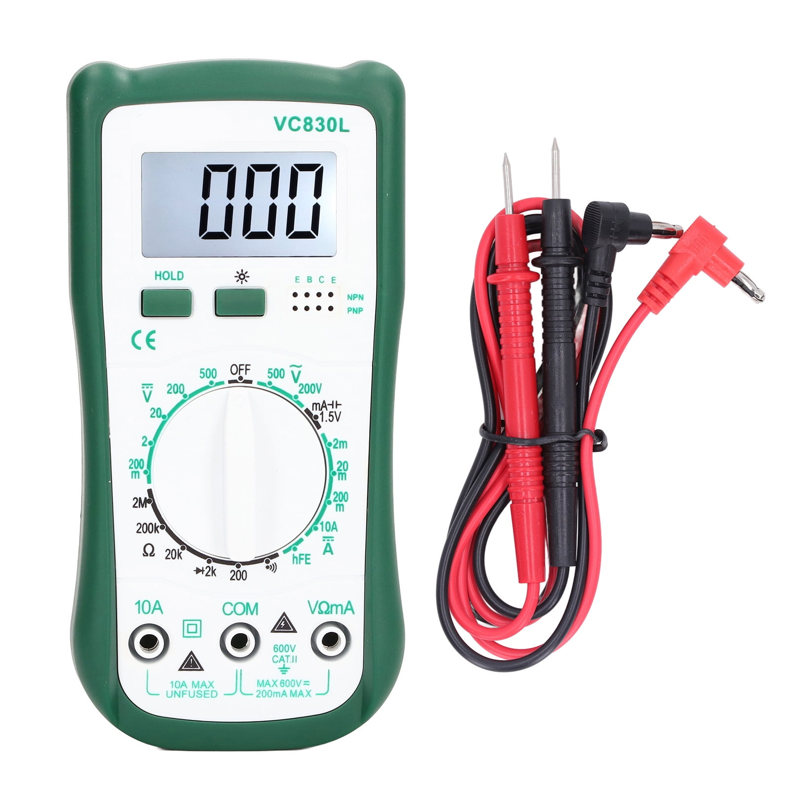 Spptty Electrical Tester,LCD Display Multimeter Multifunctional Digital