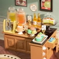 thumbnail image 6 of ROBOTIME DIY Miniature Dollhouse Super Creator-Sweet Sips Tea Plastic Building Set Toys Playset Gifts for Teens Adults, 6 of 8