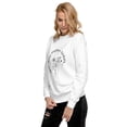 thumbnail image 3 of " Your story inspires history" Unisex Premium Sweatshirt (White, L), 3 of 6