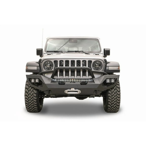 18-C Wrangler Jl/Gladiator Matrix Front Bumper Pre Runner Fits select: 2021 JEEP WRANGLER UNLIMITED RUBICON, 2020 JEEP GLADIATOR SPORT