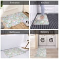 thumbnail image 5 of Vsdgher Love You Rabbit print Flannel Anti-Slip Floor Mat Comfort Mat Floor Carpet for Decor, Non-Slip, Home, Office, Laundry, Durable, 5 of 5