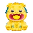 thumbnail image 2 of Estatua de Pixiu de Feng Shui, figura de animal, lingote, recuerdo decorativo, adorno de regalo Amarillo, 2 of 9
