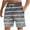 Black, variant on WAVSUF Summer Drawstring Short Pants Mens Elasticity Shorts Stripe Blue Size 5XL