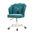 thumbnail image 3 of Silla de oficina giratoria de 360 grados, sillón decorativo para oficina, dormitorio, apartamento Verde, 3 of 8
