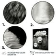 thumbnail image 3 of Designart "Black and White Grey and White Sheep" Animals Canvas Print, 3 of 5