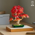 thumbnail image 3 of LEGO Botanicals Japanese Red Maple Bonsai Tree Building Kit For Adults 18+ - Unique Home Decor DIY for Room or Office - Housewarming Gift Idea for New Home - Plant Decor for Desk or Bookshelf- 10348, 3 of 7