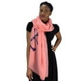 thumbnail image 4 of Nautical Anchor and Dainty Heart Print Light weight Summer Scarf, 4 of 10