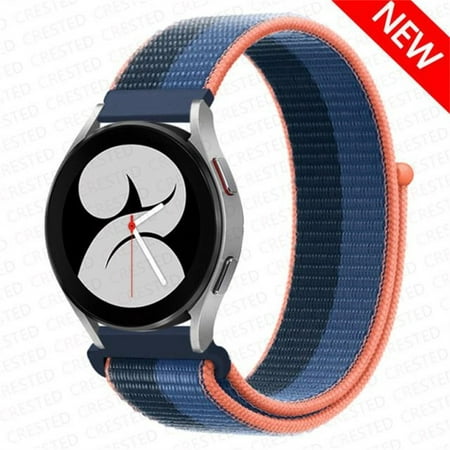Nylon Strap for Samsung Galaxy Watch 4/Classic/46mm/42mm/Active Gear S3 S2 Frontier Classic Adjustable Sport 20mm 22mm Band Bracelet for Huawei Watch GT 2 3 pro for Amazfit Watch