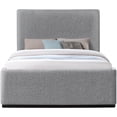 thumbnail image 3 of Meridian Furniture Oliver Grey Fabric Queen Bed, 3 of 8