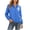 Blue, variant on Hooded Jacket for Women Sun Protection Full Zip Up Loose Casual Sports Travel Vacation Workout Long Sleeve High Neck Smocked Cuffs Zipper Pockets Solid Basic Jacket, Navy S