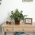 thumbnail image 3 of Nearly Natural 17" Puff Ivy with Coiled Rope Planter Polyester Artificial Plant, Green, 3 of 4