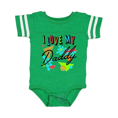 

Inktastic I Love My Daddy- 80s Retro Style Boys or Girls Baby Bodysuit