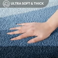 thumbnail image 3 of Exclusivo Mezcla Bathroom Rugs Mat 24x36, Extra Soft Non Slip Absorbent Water Microfiber Bath Rugs, Machine Washable Quick Dry Bath Mats for Bathroom Floor, Shower, Home Decor, Waved Blue, 3 of 8