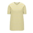 thumbnail image 6 of Graphic T Shirt For Women Summer Casual Striped Print Crew Neck Short Sleeve Tee For Weekend Travel Street Style Daily Outfits Concert Campus Lounge Summer Fashion Wear, 6 of 6