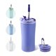 thumbnail image 1 of Vaso Térmico para Café BOTTLE BOTTLE 350ml con Tapa Dual y Popote Morado, 1 of 7
