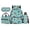 Capybara Lemon, variant on Yspwyqan 4 Piece Kids Backpack Set for Boys Girls Ages 8-15, Lightweight Capybara Lemon School Bag with Multiple Pockets, 17 Inch Bookbag with Lunch Bag Pencil Case for Elementary School