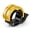 Gold, variant on Cycling Bike Aluminum Bell,22mm Handlebar Adjustable Cycling Double Loud Crisp Clear Sound Bicycle Hidden Bell for Mountain Road Bike Scooter Ebike