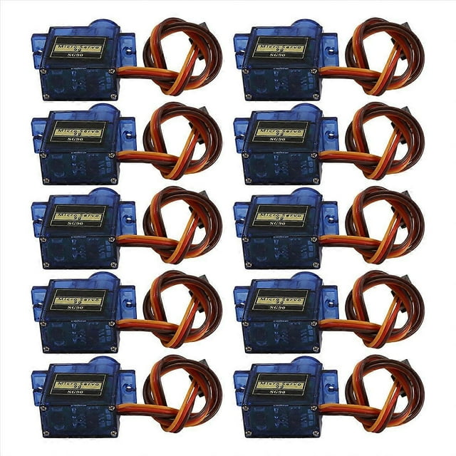 10Pcs SG90 9G Micro-Servo for RC Airplanes Fixed Wing Airplane Model