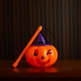 thumbnail image 3 of DAMAI Halloween Pumpkin Lantern,Portable Decoration Singing Pumpkin Lantern,Party Expression Ghost Festival Luminous Portable Lamp Props Sound Props, 3 of 7