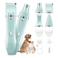 thumbnail image 2 of Kit Rasuradora Para Perros Y Gatos Máquina De Cortar Pelo Belug, Azul, 2 of 5
