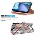 thumbnail image 4 of Wallet Case for Apple iPhone 17 Air Wallet Case 6.5"5G (2025), [9 Card Slots] Luxury PU Leather Credit Holder Carrying Folio Flip [Detachable] Kickstand Magnetic Phone Cover & Lanyard [Marble], 4 of 6