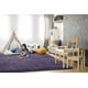 thumbnail image 4 of Alfombra TWINNIS 183x274 cm, suave, antideslizante, gris y morado, 4 of 7