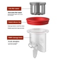 thumbnail image 4 of Colander Accessories Anti Odor Insect Prevention Seal Stopper Drain Cover Basin Drain Filter Sewer Strainer Plug Bathroom Floor Drain Core BLUE, 4 of 8