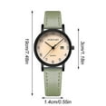 thumbnail image 3 of Analog Watch, Women's Wrist Watches, Ladies Watches for Women,wrist Watches for Woman, Student Watch Exam Dedicated Casual Digital Calendar Quartz Leather Strap Women's Watch, 3 of 7