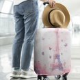 thumbnail image 5 of Travel Luggage Cover Suitcase Protector Fits 18-32 Inch Luggage Wheel Covers Patterned Travel Related Items Flower Luggage Protector Elastic Luggage Anti-scratch Suitcase Cover L, 5 of 5