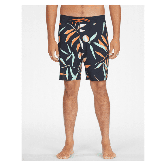 Billabong Men's Sundays Pro Boardshort, 4-Way Stretch, 19 in Outseam, Floral, 36