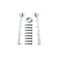 thumbnail image 1 of Tendederos Plegables Retráctil Ropa Plegable Reforzado Metal blanco, 1 of 5
