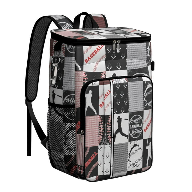 Baseball Team Backpack Cooler, Leakproof Insulated Design, Perfect for Outdoor Sports, Games, and Competitions